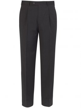 Avalino Pantalon de costume Anthracite  rayure