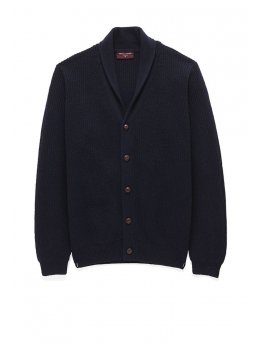 Cardigan  col chle bleu marine Elmdon