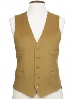 Gilet de costume en pure laine vierge or Boltby