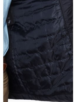 Manteau remour/matellass bleu marine Chancery