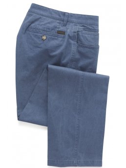 Pantalon en coton Bleu Ocan