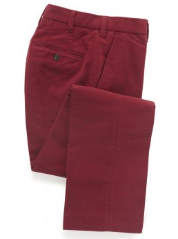 Pantalon en moleskine baie rouge Kibworth