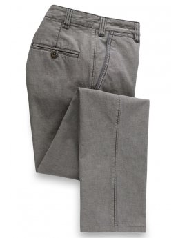 Pantalon gris acier en Motta