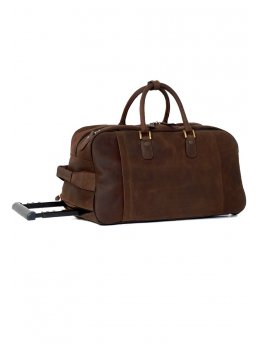 Sac de voyage cuir  roulettes