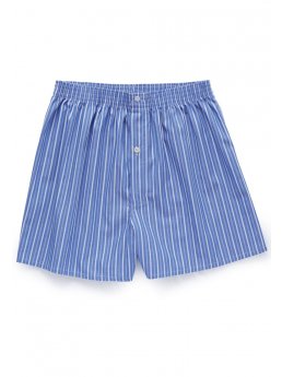 Shorts de boxeur de popeline de coton de Morpeth