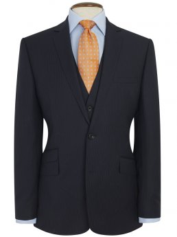 Stokesay Veste de costume marine  rayure