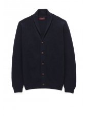 Cardigan  col chle bleu marine Elmdon