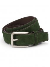 Ceinture dcontracte en daim vert