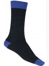 Chaussette de plaine de /Heather de mlange d'Anthracite