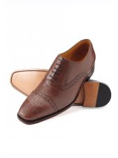 Chaussures richelieu bronzage antique Windsor avec semelle en cuir GoodYear