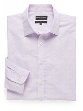 Chemise Signature cintre lilas 100% coton