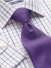 Chemise Tattersall Lilas