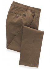 Pantalon chino ajust coton stretch caf Miami