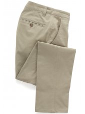 Pantalon chino ajusté coton stretch couleur pierre Miami