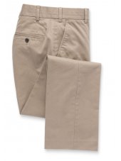 Pantalon chino classique 100% coton taupe Camdem