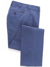 Pantalon chino classique coton bleu ocan Lizard