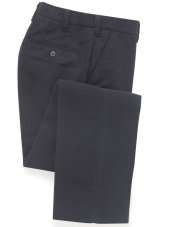 Pantalon en moleskine bleu marine Kibworth