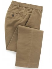 Pantalon en moleskine couleur pierre Kibworth