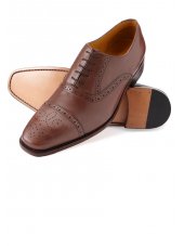 Semi-Brogue bronzage antique de Windsor