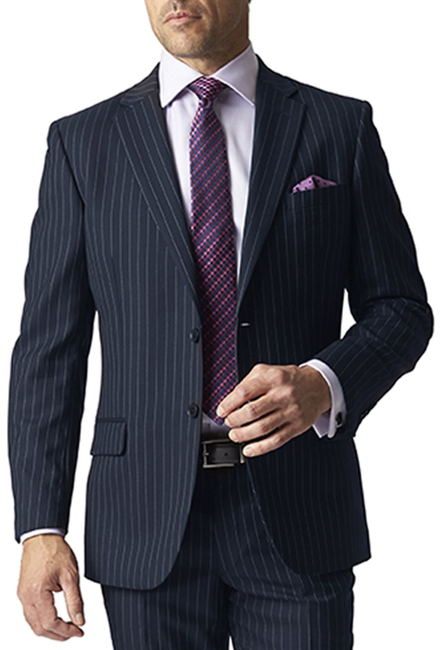 Veste sales costard bleu