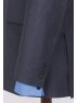 Cromford veste de costume gris avec rayure marine